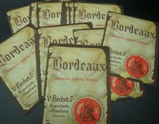 Lot etiquettes bordeaux d'occasion  Sèvres
