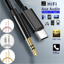 Cabo auxiliar USB tipo C para 3,5 mm para Samsung iPhone conector adaptador de áudio estéreo para carro comprar usado  Enviando para Brazil