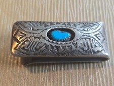 Turquoise hand stamped for sale  Carleton