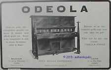 Publicite odeola piano d'occasion  Cires-lès-Mello