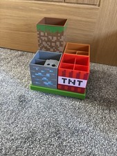 Minecraft desktop organiser for sale  SHREWSBURY