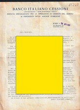 15740 lettera banco usato  Trecastelli