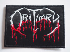 Obituary patch brodé d'occasion  Lathus-Saint-Rémy