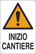 Cartello segnaletico inizio usato Cartello segnaletico inizio usato  Italia