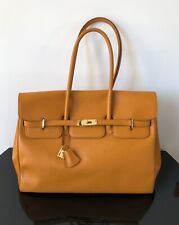 Borsa pelle beige usato  Genova