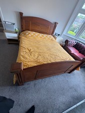 Solid wood king for sale  LONDON