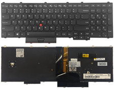 Oryginalna czarna klawiatura Lenovo Thinkpad P51 20HH P51 20HJ US Backlit 01HW200 na sprzedaż  PL