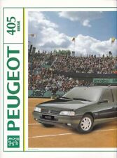 Catalogue Brochure Peugeot 405 Break Roland Garros 1991 France na sprzedaż  Wysyłka do Poland