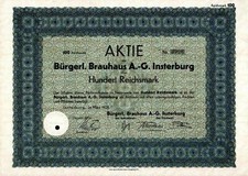 Bürgerl brauhaus insterburg gebraucht kaufen  Deutschland