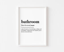 Bathroom print bathroom for sale  RAYLEIGH