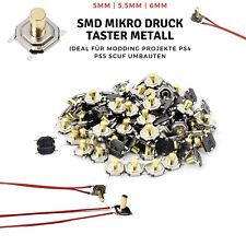 Metall Drucktaster SMD Micro Taster Flach Kurzhub Push Button PS4 PS5 Scuf Mod comprar usado  Enviando para Brazil