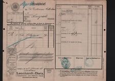 Frachtbrief 1904 leonhardt gebraucht kaufen  Leipzig