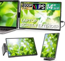 Usado, Extensor de tela para laptop Dopesplay, 14" FHD 1200P IPS monitor externo portátil Reino Unido comprar usado  Enviando para Brazil