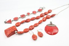 Sterling silver coral for sale  LEEDS