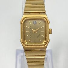 Reloj Oscar de la Renta Mujer Vintage 18mm Tono Dorado Ajustable Tanque Batería Nueva, usado segunda mano  Embacar hacia Argentina