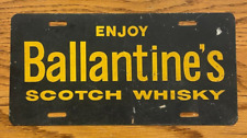 Placa de licença Ballantine's Scotch Whisky Booster uísque publicidade em aço pesado comprar usado  Enviando para Brazil