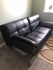 Black vegan leather for sale  RAINHAM