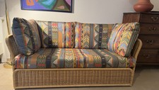 Hochwertiges rattan schlafsofa gebraucht kaufen  Wiesbaden