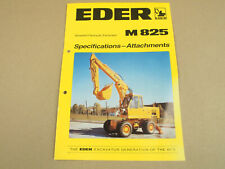 Prospekt eder m825 gebraucht kaufen  Merseburg