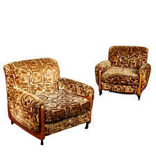 Poltrone vintage velluto usato  Cambiago