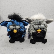 2ea 1999 Furby Original Tiger Vintage Azul E Preto & Cinza E Preto comprar usado  Enviando para Brazil
