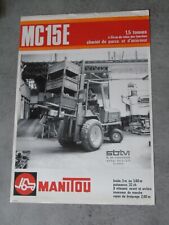 Prospectus publicité manitou d'occasion  Fleurance