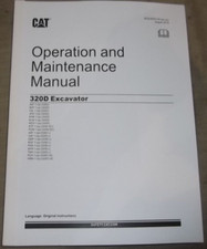 Usado, LIVRO MANUAL DE OPERAÇÃO E MANUTENÇÃO DA ESCAVADEIRA CAT CATERPILLAR 320D comprar usado  Enviando para Brazil