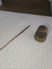 Antique brass thimble for sale  NORWICH