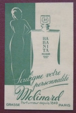 Carte parfumée molinard d'occasion  Dammarie