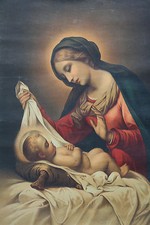 Stampa antica madonna usato  Tramonti