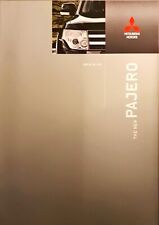 Mitsubishi pajero brochure for sale  BIGGLESWADE