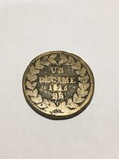 Monedas Francia Un Diezmado Luis XVIII 1815 BB Sin Punto (8-14) comprar usado  Enviando para Brazil