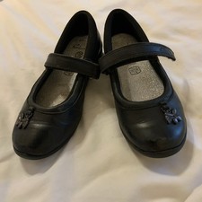 Girls clarks black for sale  DUNMOW