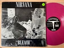 NIRVANA Bleach RARE Limited Ed Pink Translucent Vinyl 1992 US Sub Pop SP34 EX/EX comprar usado  Enviando para Brazil