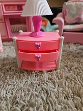 MESA DE CABECEIRA VINTAGE 1992 BARBIE ROSA #9350 comprar usado  Enviando para Brazil