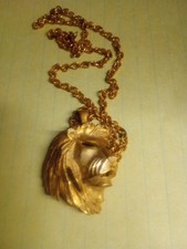 Lion head gold for sale  Anson