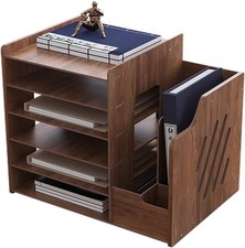 Wooden desk organiser for sale  BRADFORD