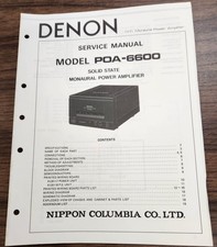 Denon poa 6600 for sale  Yorktown