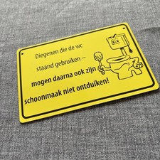 Klo bad schild gebraucht kaufen  Thedinghausen