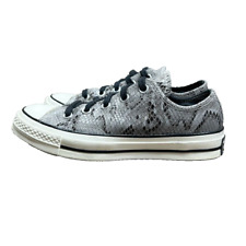 Tênis Converse Chuck 70 OX W6 M4 baixo estampa de pele de cobra couro streetwear comprar usado  Enviando para Brazil