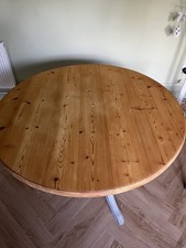 round pine pedestal table for sale  PENARTH