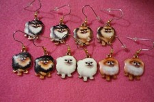 Pomeranian dog earrings for sale  Milford
