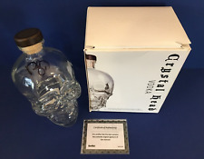 ❅CABEÇA DE CAVEIRA DE CRISTAL❅ Garrafa de Vodca ~ DAN AYKROYD ~ Assinatura CERTIFICADA ☆SONOMA☆ comprar usado  Enviando para Brazil