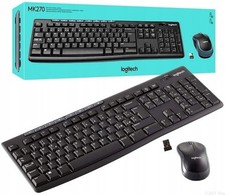 Logitech MK270 Bezprzewodowa klawiatura + mysz – Zestaw bezprzewodowy – Układ QWERTZ na sprzedaż  PL