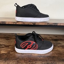 Sapatos Heelys Kids de lona com cadarço preto vermelho tamanho juvenil 2 SEM RODAS comprar usado  Enviando para Brazil