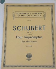 Schubert four impromptus for sale  SALISBURY
