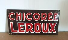 plaque chicoree leroux d'occasion plaque chicoree leroux d'occasion Montsûrs