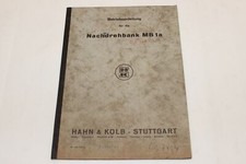 Betriebsanleitung nachdrehbank gebraucht kaufen  Greppin