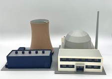 Plan de Energía Nuclear Isla Heljan Escala N 3 millas Pre Fusión 1979 Pintado Personalizado segunda mano  Embacar hacia Mexico