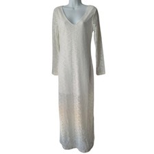 Vestido de renda creme manga comprida maxi cottagecore tamanho grande casamento de fadas renda nupcial comprar usado  Enviando para Brazil